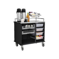 Skanos Beverage Trolley Aluminium Black