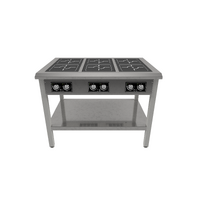 Norqi 06R Cooktop 6 Burner Induction Round