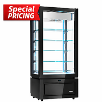 Sagi KD8AT Luxor Refrigerated Display Case Black New Style -22/+5°C